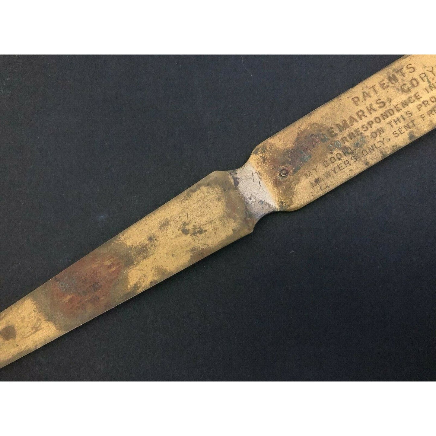 c1920's-30's 8.5" "Clarence A. O'Brien" Trade Mark Washington DC Letter Opener