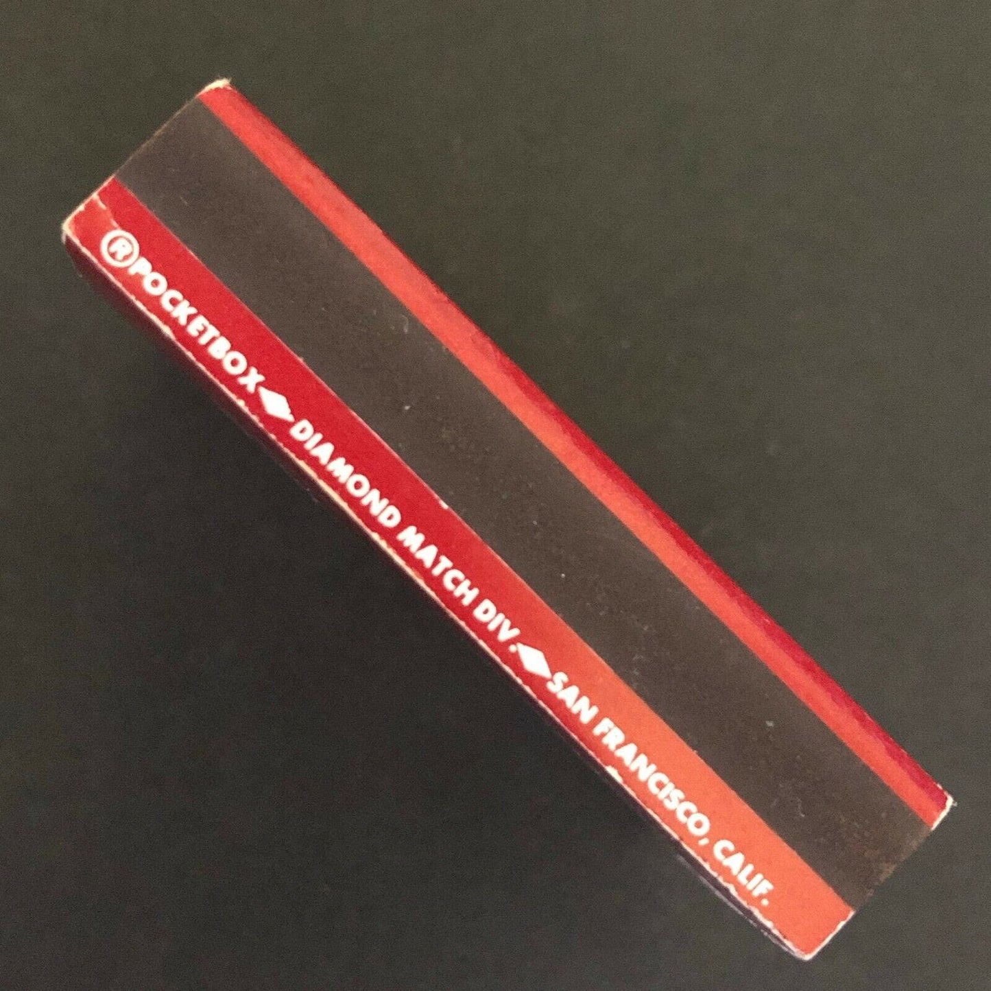 c1970's-80's Vintage Wooden Matchbox Matchbook "Dinah's Shack" Palo Alto, CA
