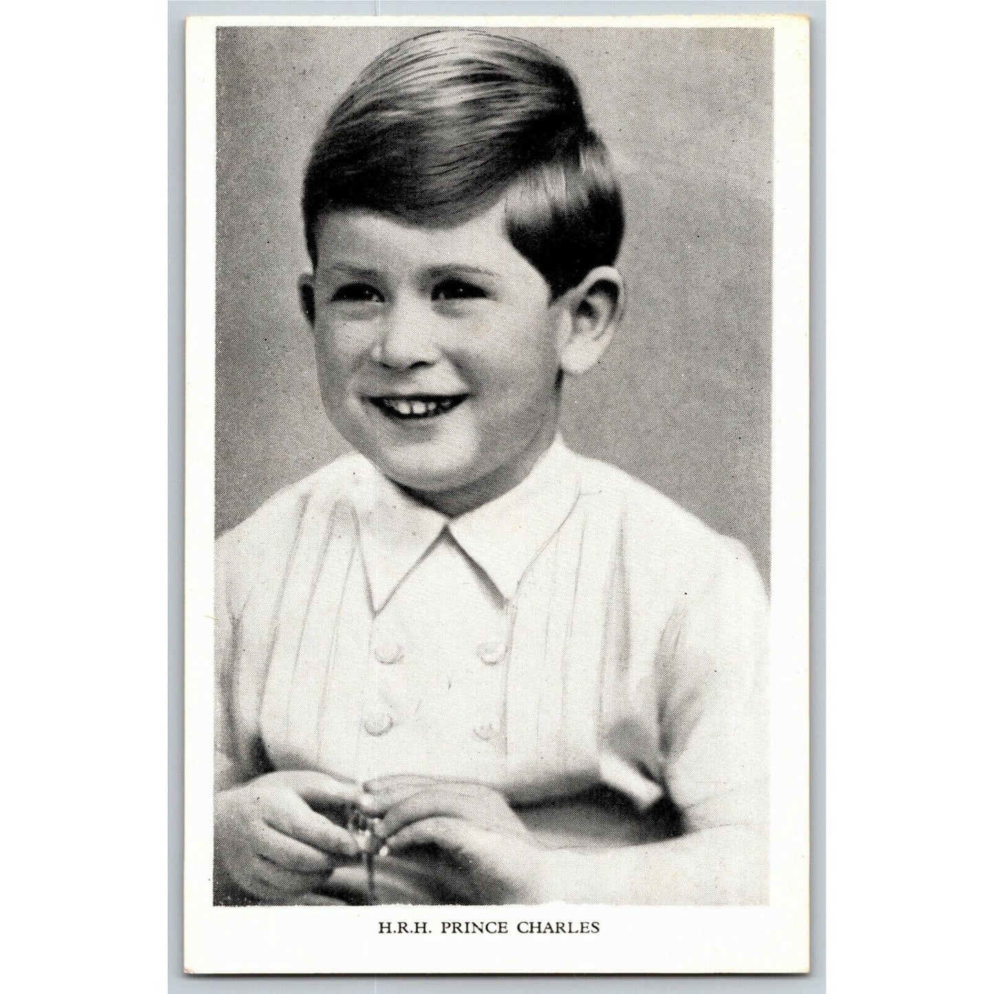 c1954 Prince Charles Portrait - as a Child Postcard Unposted