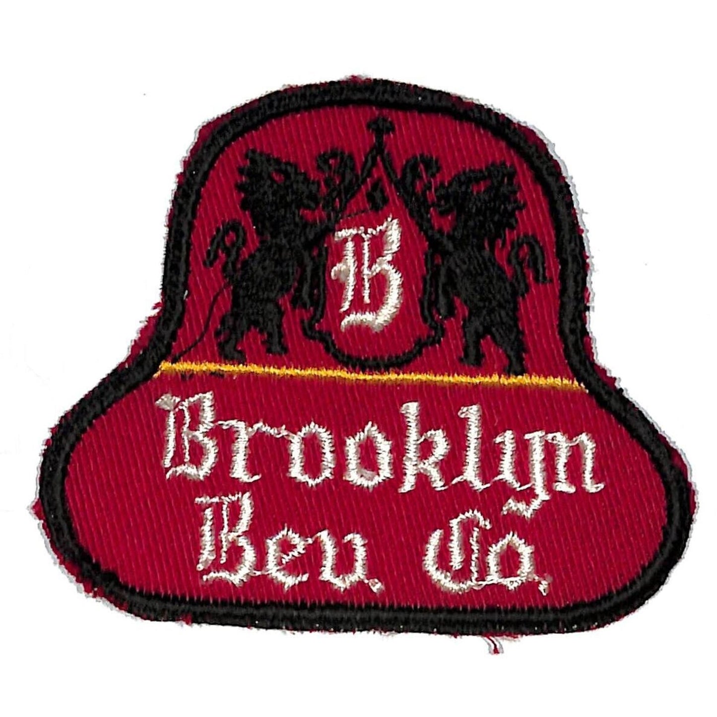 Brooklyn Beverage Co. Embroidered Soda Patch c1940's-1950's VGC Scarce