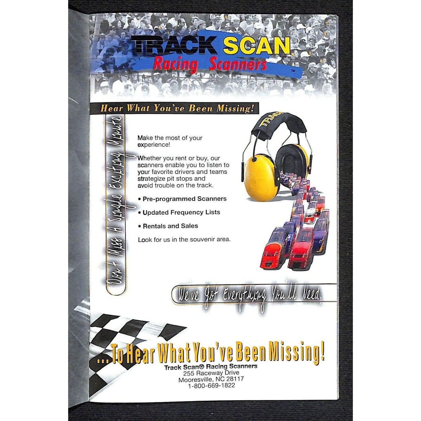 2004 California Speedway 3 3/4" x 6" Guest Guide Booklet 43+pp VGC Scarce