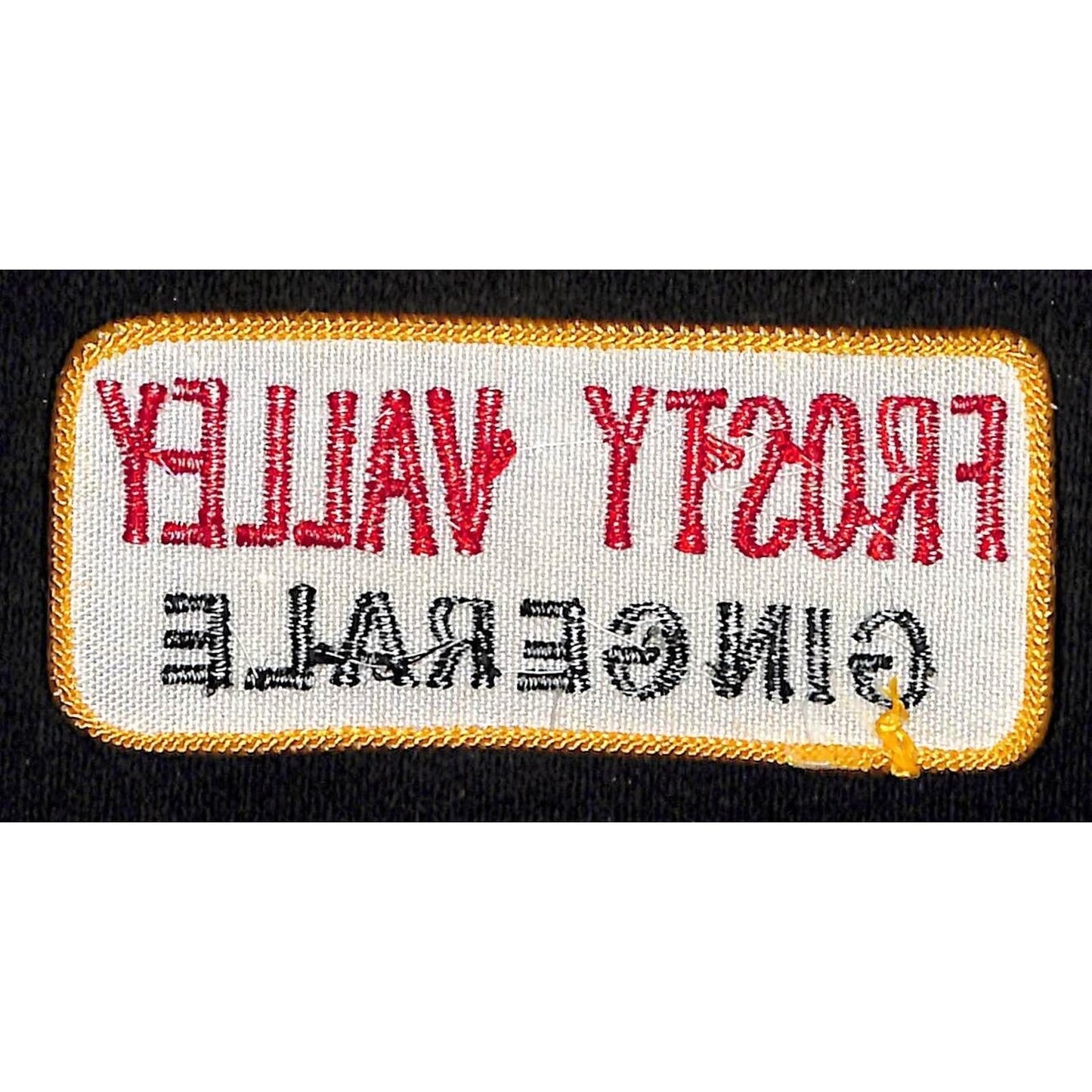 Frosty Valley Ginger Ale Embroidered Soda Patch c1940's-1950's ? VGC Scarce