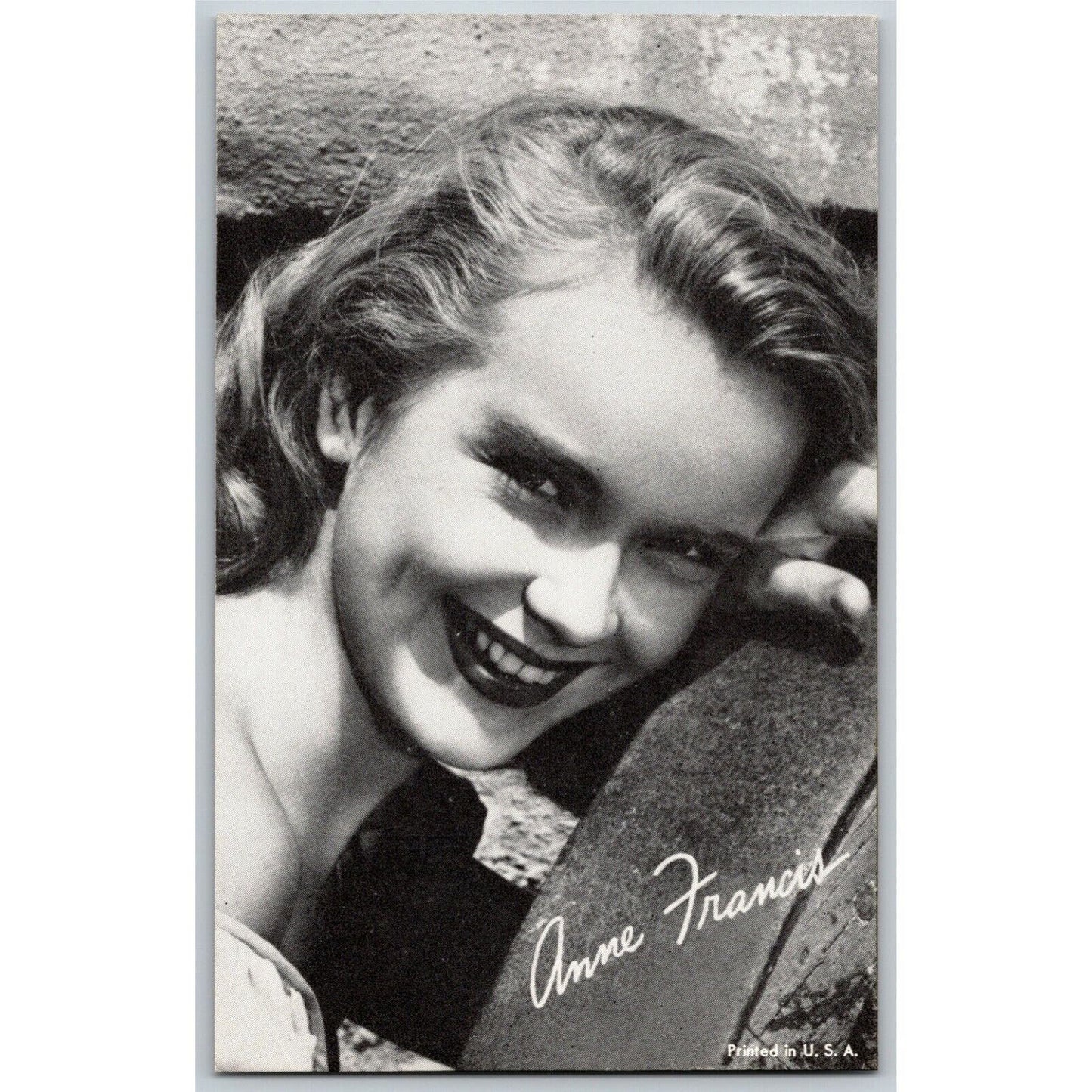 Anne Francis Leading Lady Movie Star Arcade Card - Ken Prag Coll. EXC