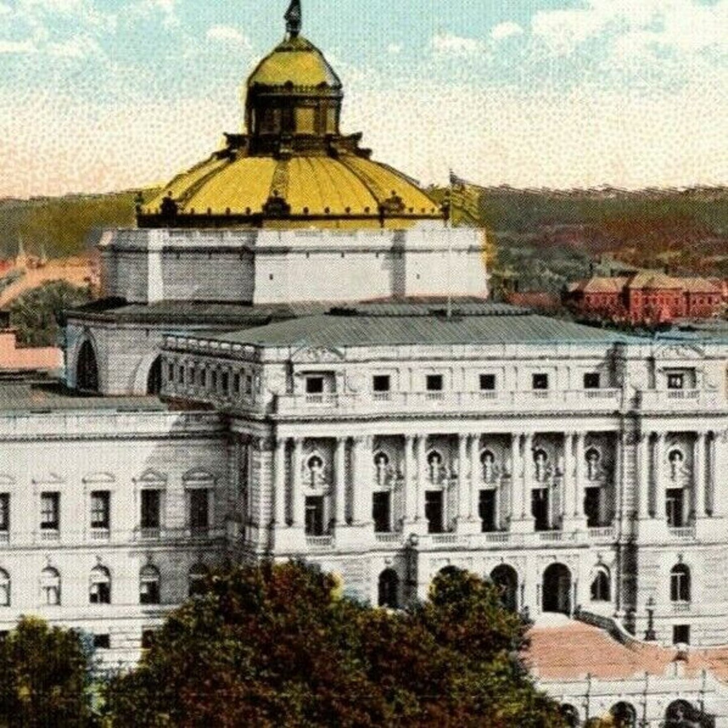 Library of Congress, Washington, DC - Vintage Postcard - NP