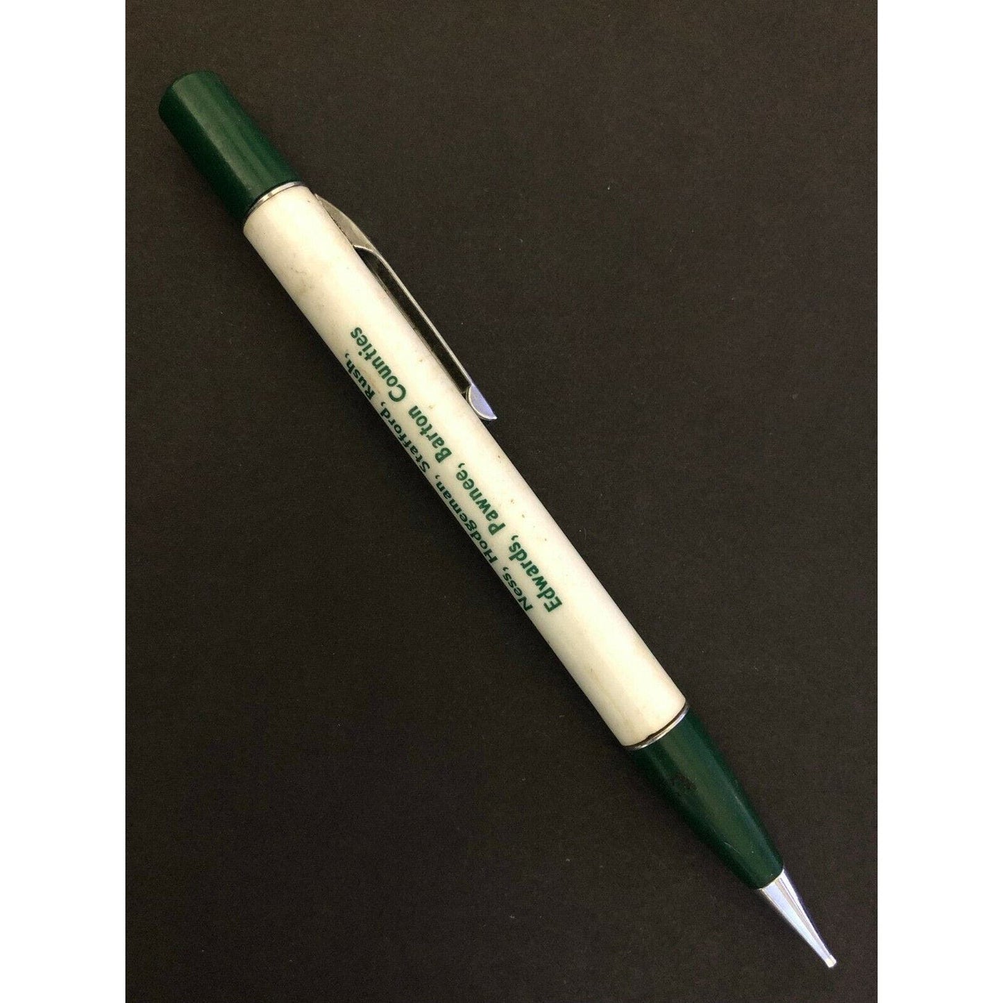 c1950's-60's Larned Production Credit Kansas Counties Mech. Advertising Pencil