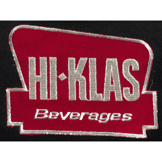 Hi-Klass Beverages Large Embroidered Soda Patch c1950's-60's VGC Scarce