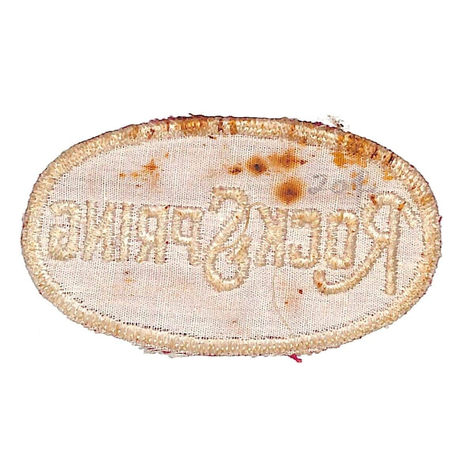 Rock Spring Beverages Embroidered Soda Patch c1940's-50's VGC Scarce