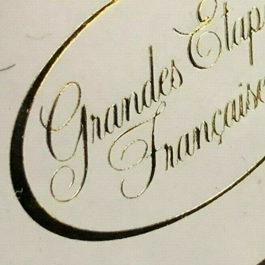 c1980's-90's Wooden Matchbox Matchbook "Grandes Etapes Francaises" France