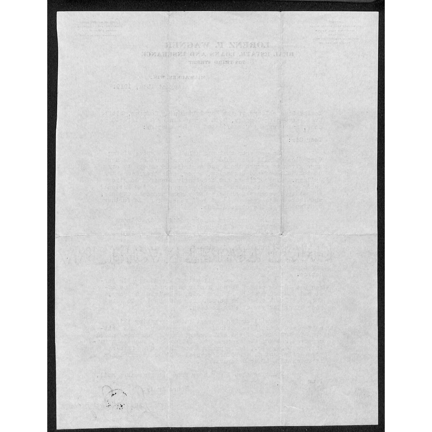 Lorenz F. Wagner 1919 3 Letterheads 1 re: Bug Gold Mining Property Foreclosure