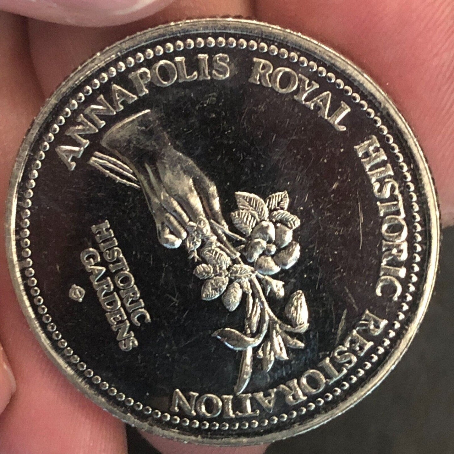 Annapolis Royal Historic Restoration Gardens Medal 33mm 13g