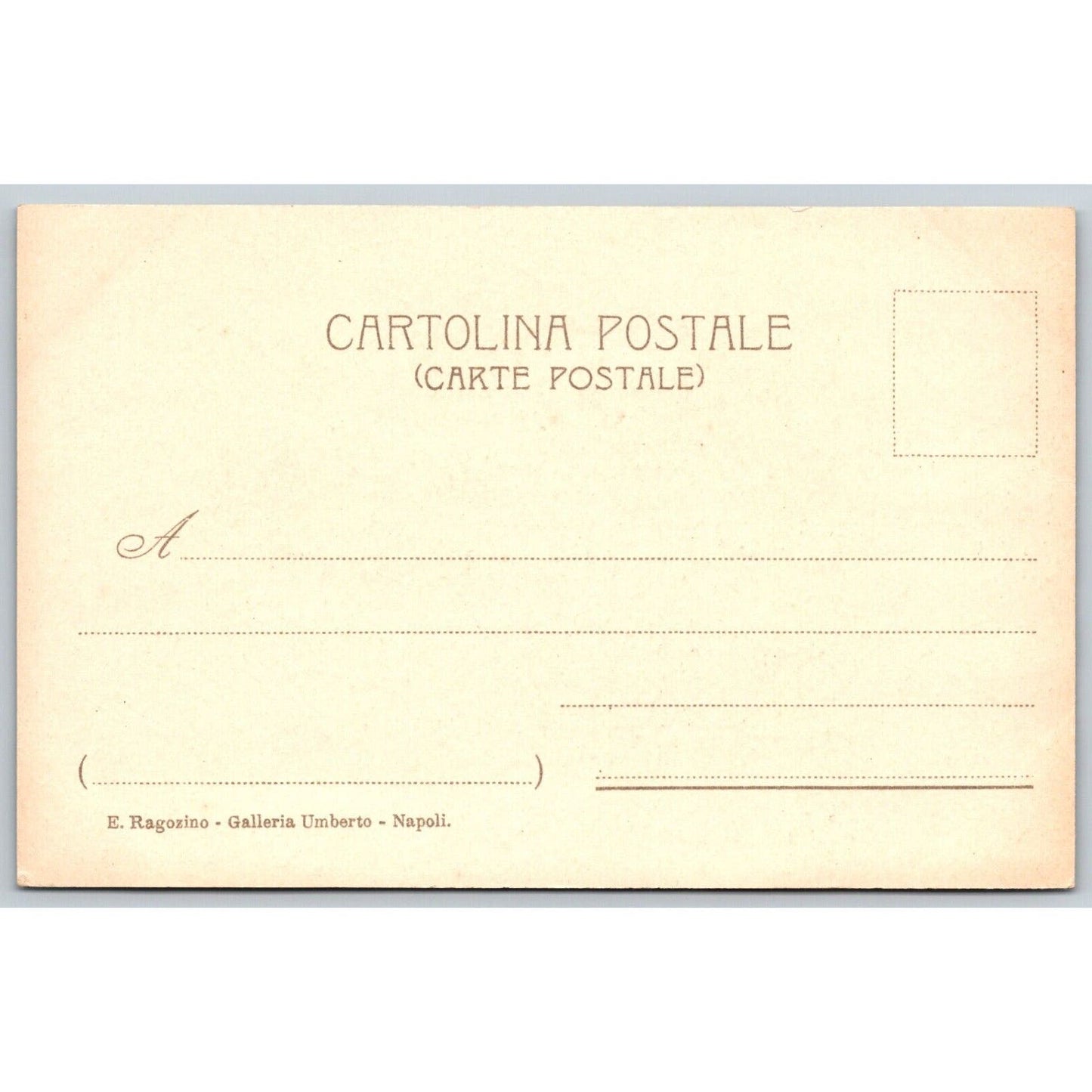 Italian Postcard Amalfi from the Grand Hotel dei Cappuccin 1901-1907 NP VGC