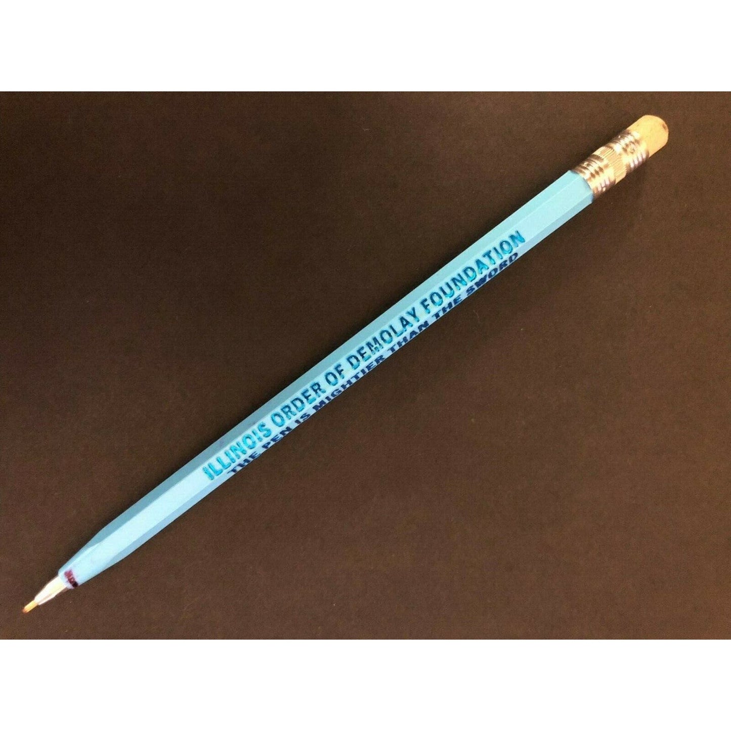 c1970's-80's "Illinois Order of Demolay Foundation" Advertising Pen