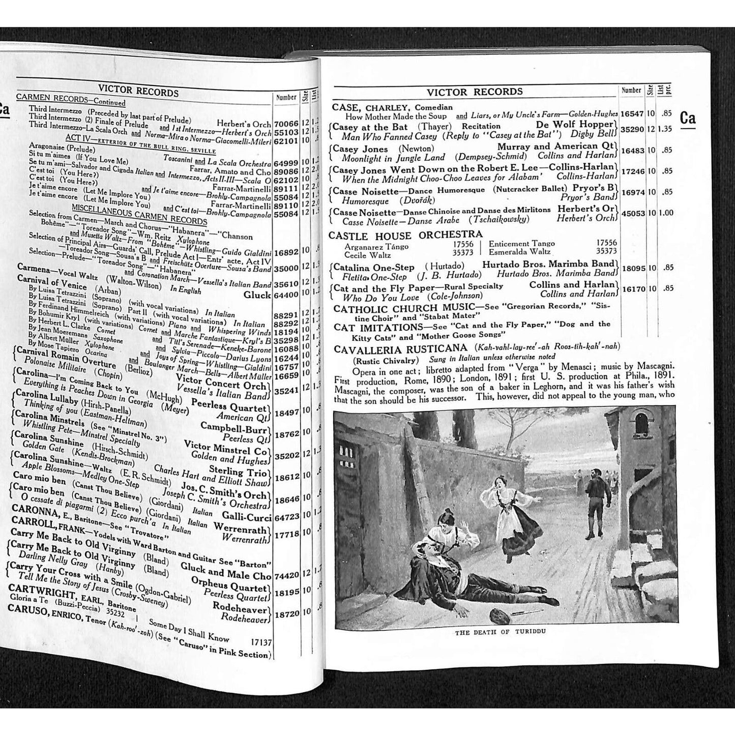 1922 Catalogue of Victor Records Talking Machine 200+pp w/ Red Seal Section