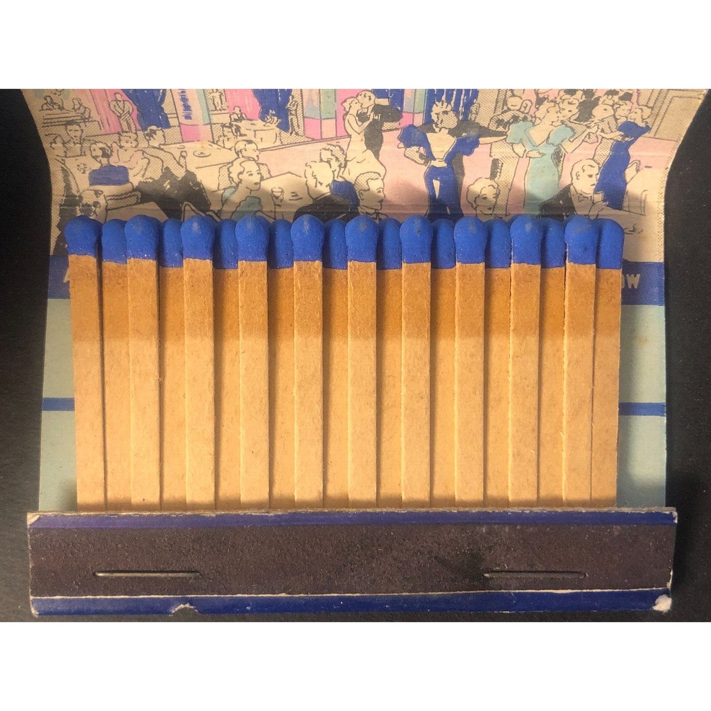 Hotel Sherman Chicago Vintage Full 40-Strike Matchbook c1930's-40's Very Scarce