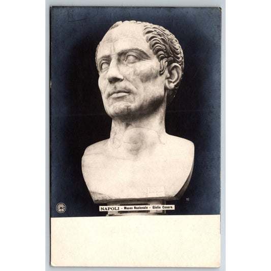 Italian Postcard Julius Caesar Bust Sculpture c1901-1907 NP VGC