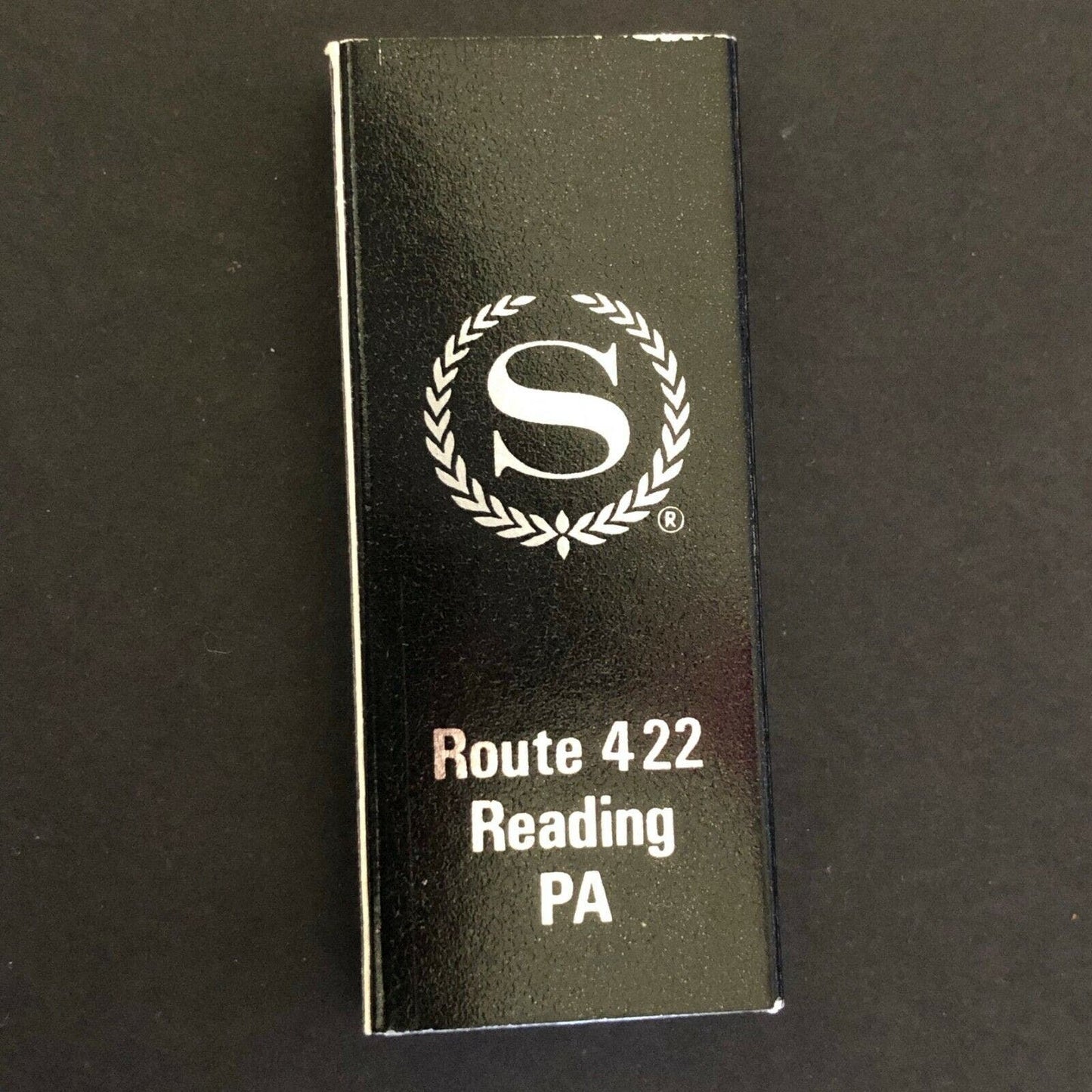 c1970's-80's Wooden Matchbox Matchbook - City Limits Restaurant Reading, PA