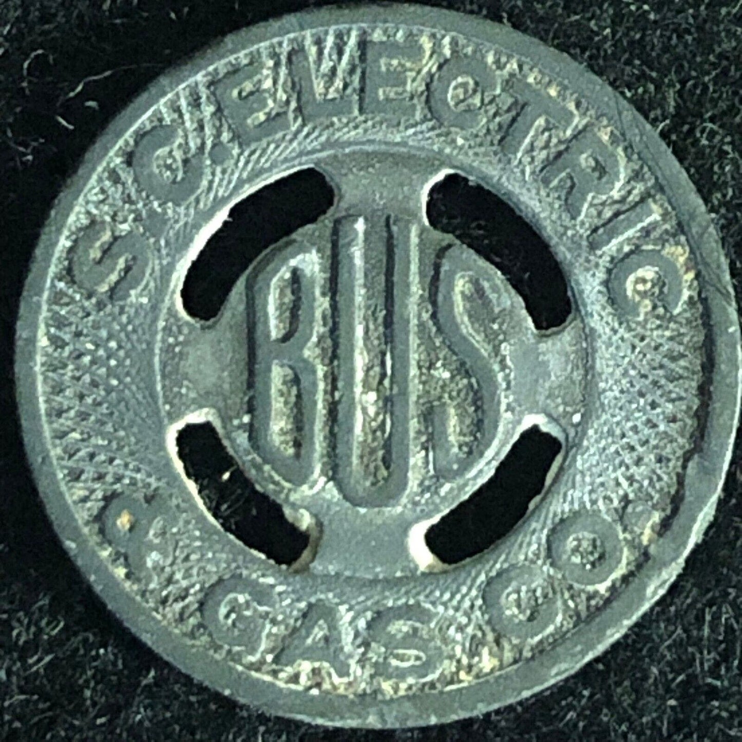 S.C. Electric & Gas Co. (Columbia) G/F One Fare Bus Token -16mm