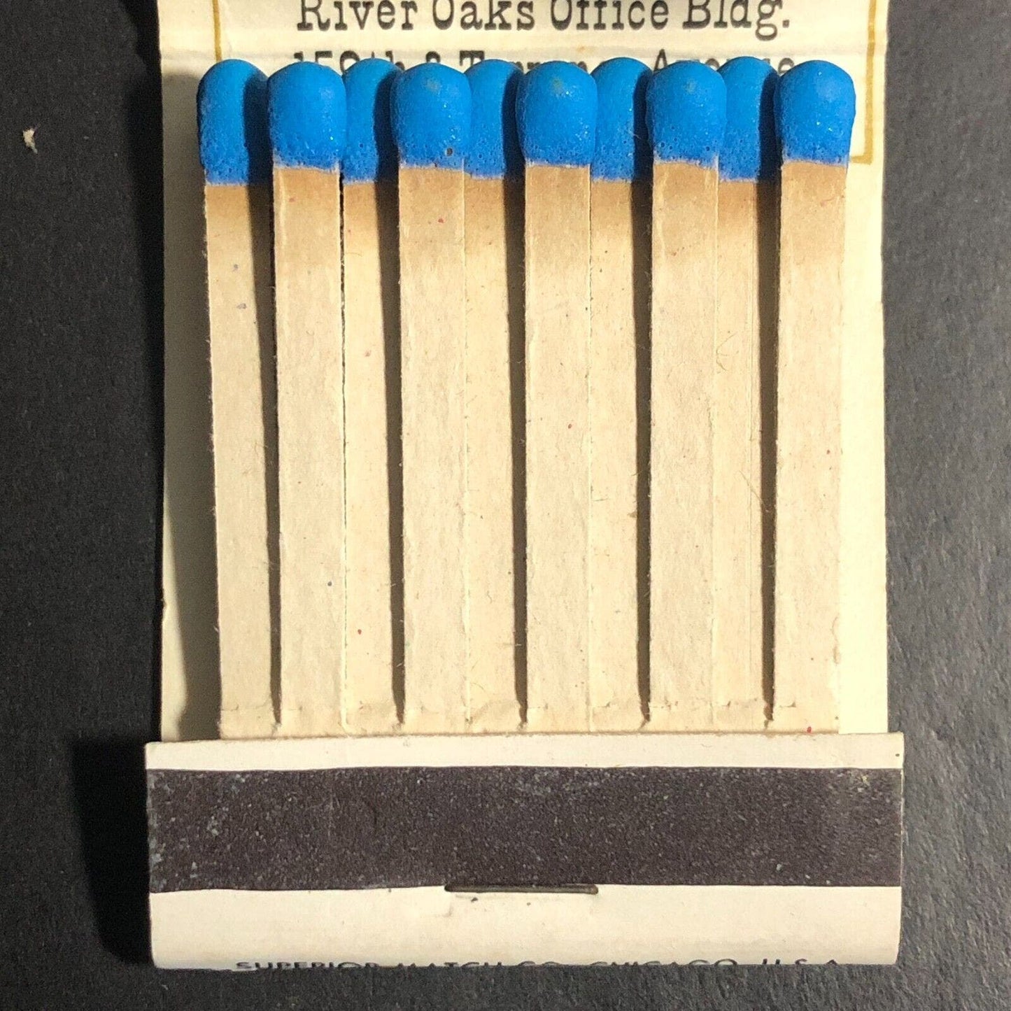 "Chances R" Restaurant Chicago Full Matchbook c1968-73 VGC - Very Scarce