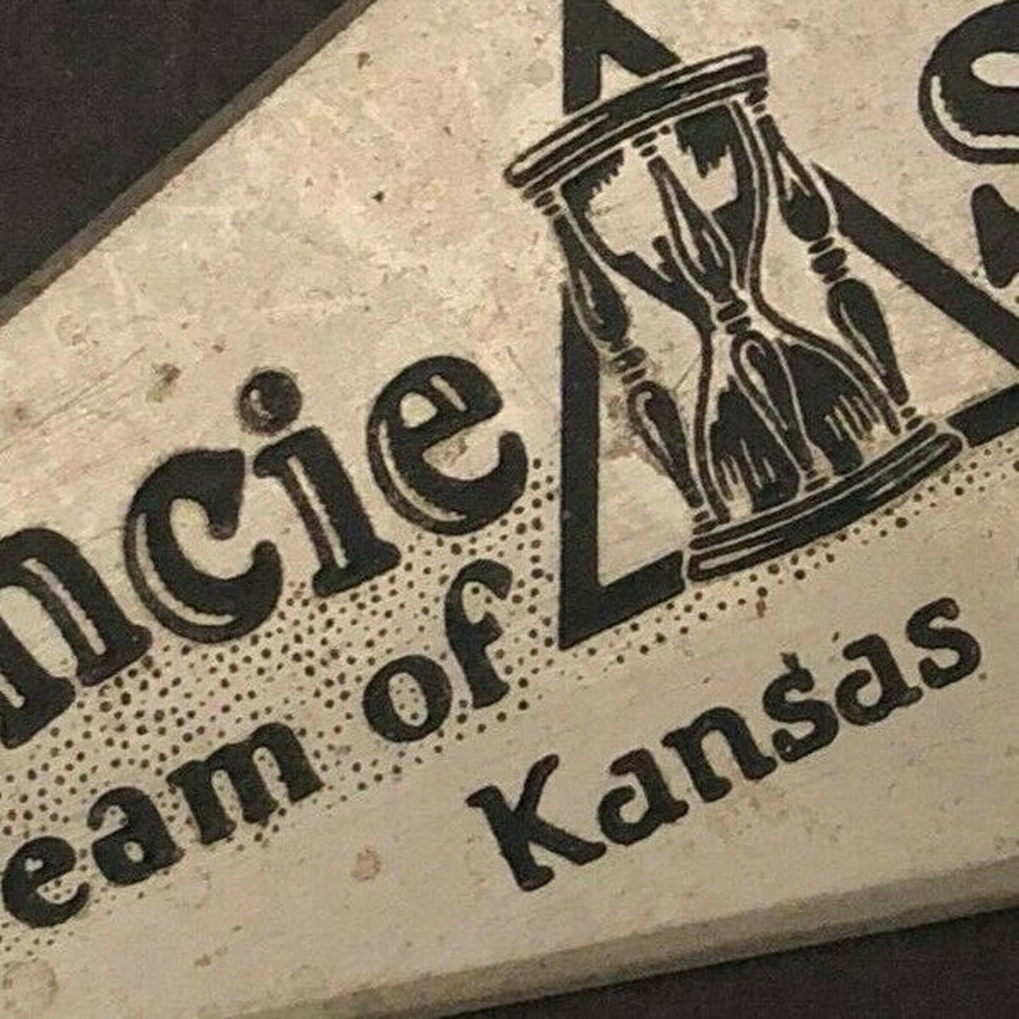 c1920's-30's 5" Muncie Sand Kansas City Trowel Advertising Letter Opener - VGC