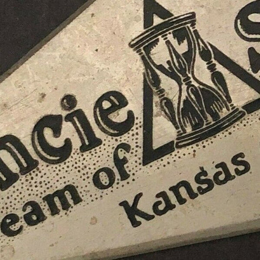 c1920's-30's 5" Muncie Sand Kansas City Trowel Advertising Letter Opener - VGC