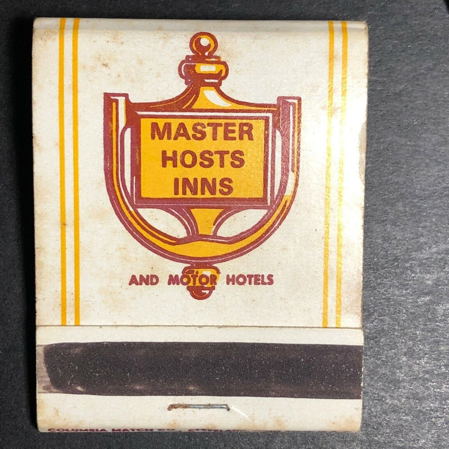 1960's-70's Full Matchbook - "Clover Inn & Restaurant" "Master Hosts" Santee, SC