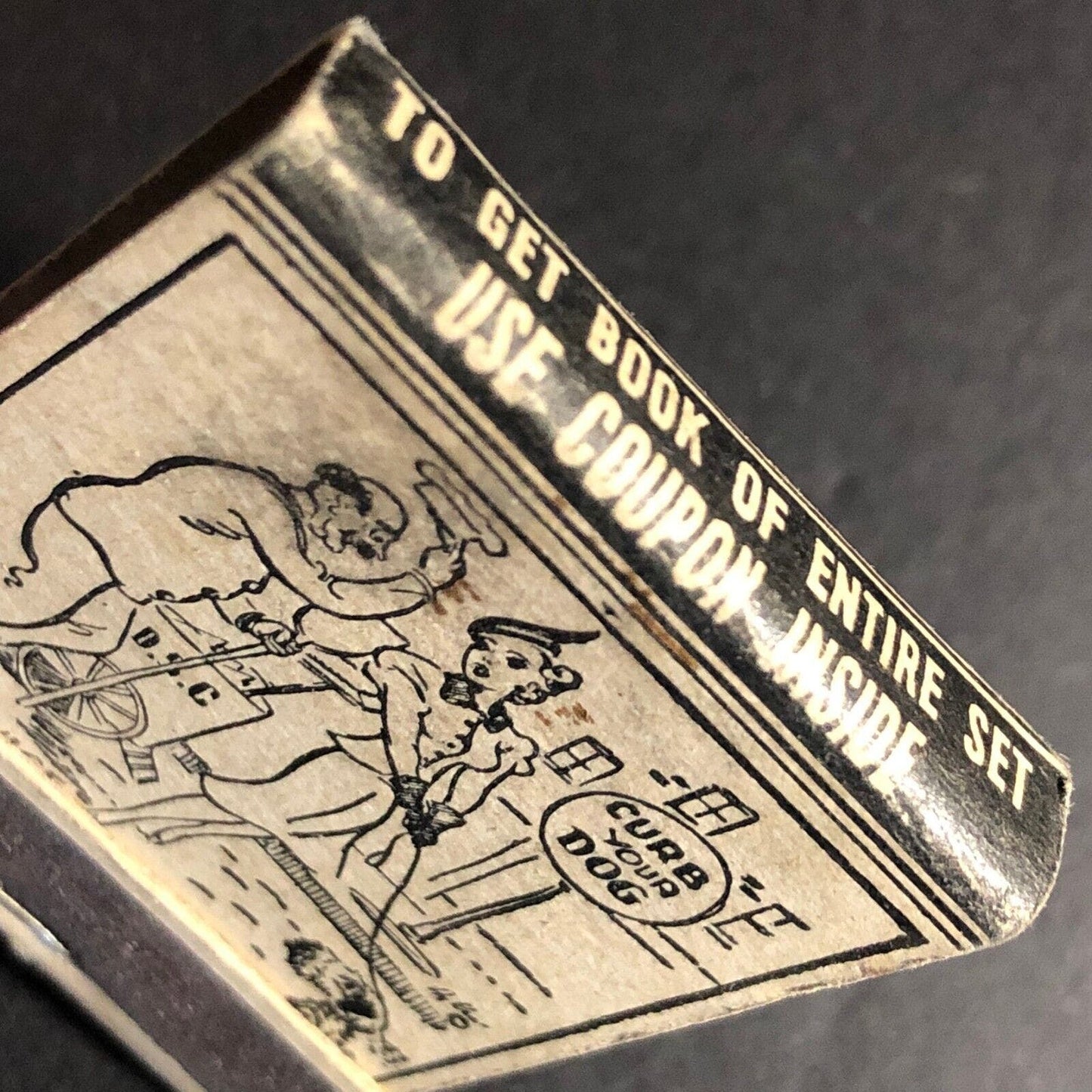 Hoffman Studio Dog Follies Mail In Full 20-Strike Matchbook c1939 VGC Scarce