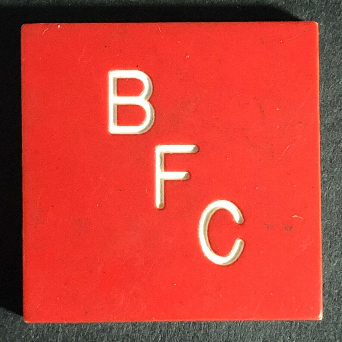 BFC ?? Plastic Token 3mm x 25mm c1960's-70's