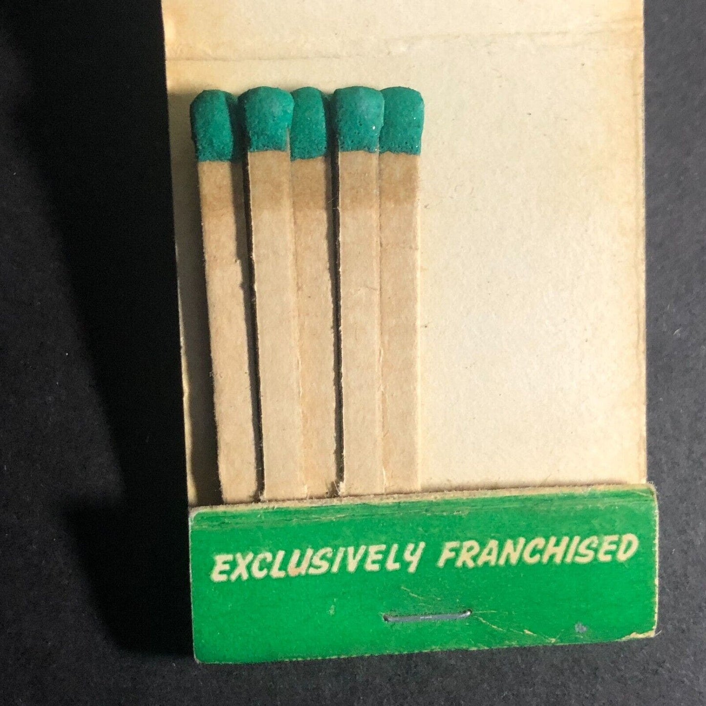 One Hour Martinizing Dry Cleaning Mostly Empty Matchbook c1975-85