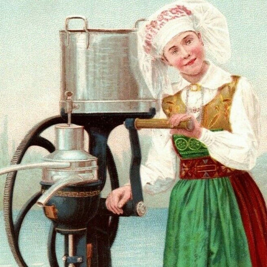 1893 Chicago Fair Trade Card De Laval Separator Co. Alpha B Cream Farm Dairy