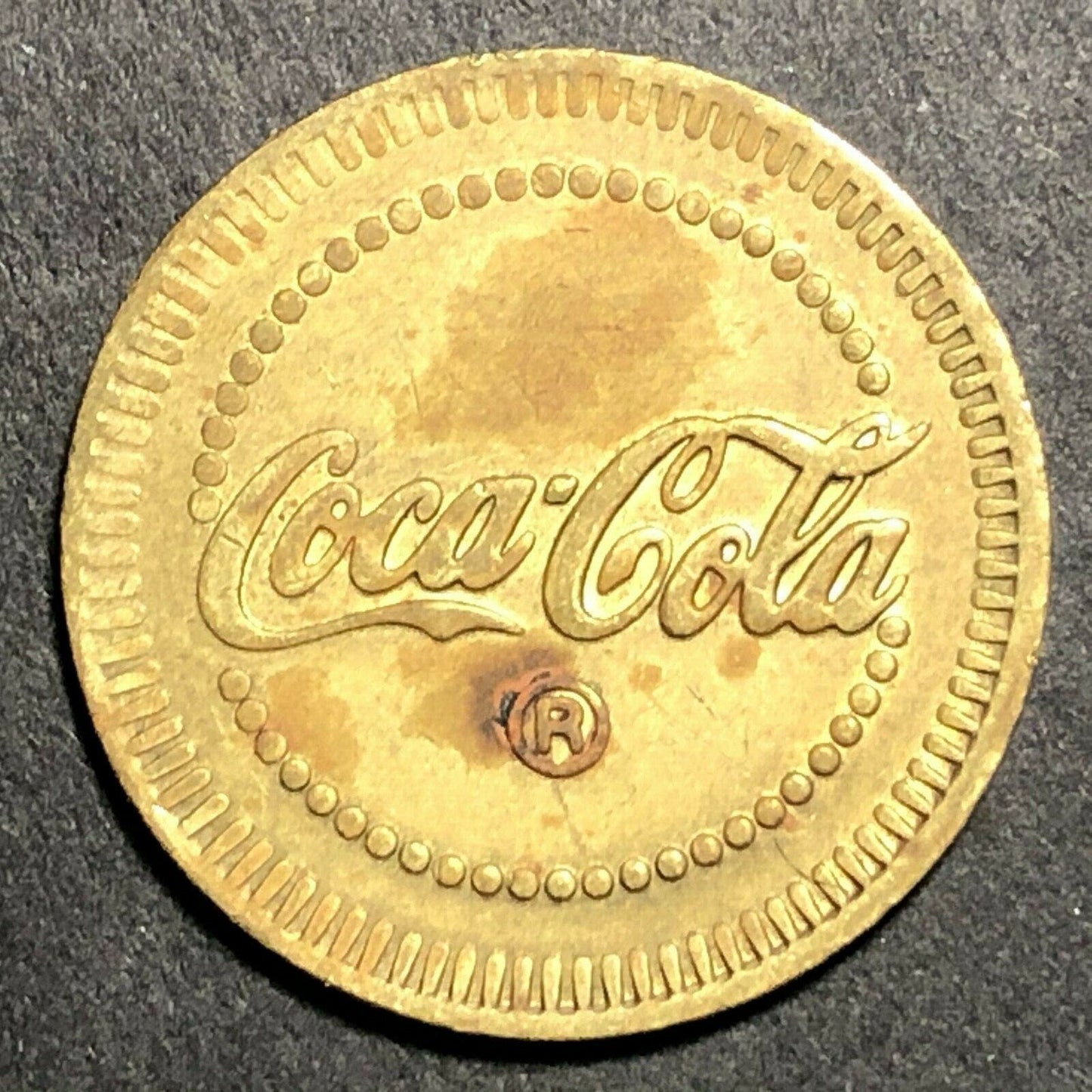22mm Coca Cola Crosstown Arcade & Soda Fountain Brass Token