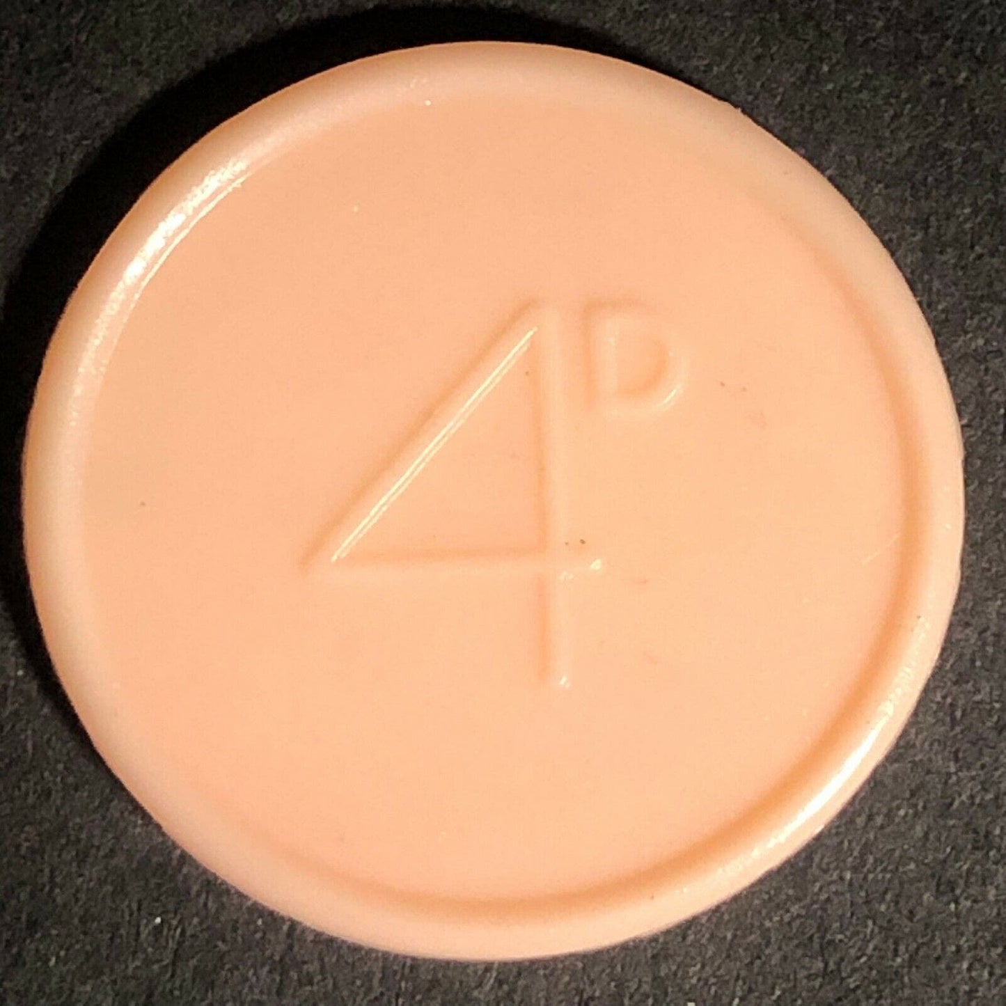 Birmingham City Transport England Plastic Token Yellow/Cream 4D 21mm c50's-60's