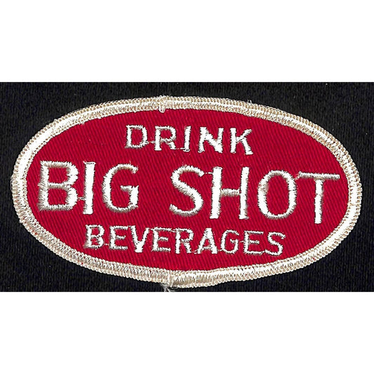 Big Shot Beverages New Orleans Embroidered Soda Patch c1960's VGC Scarce