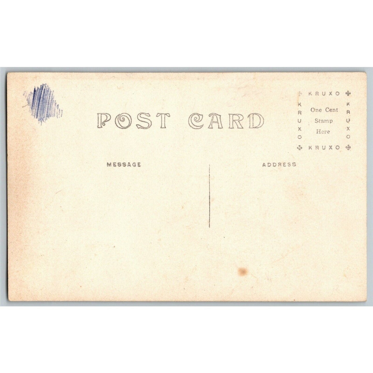 Vintage RPPC Postcard c1910 Man w/ Hat Posing Outdoors Bicycle - Unposted