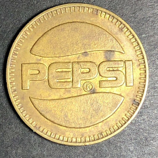 25mm Vintage Pepsi "Metro Midway" Brass Token
