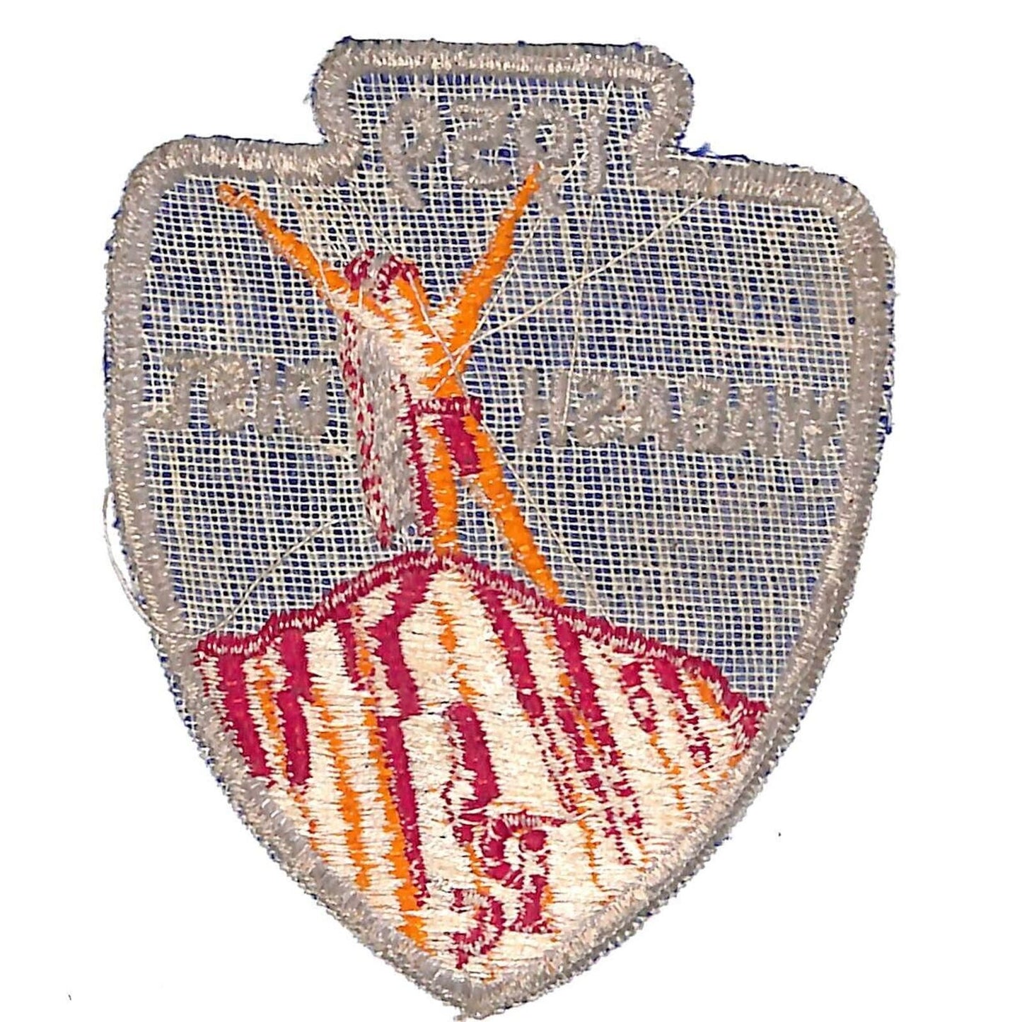 BSA Patch Wabash District 1959 Piankeshaw Council Arrowhead Scarce VGC
