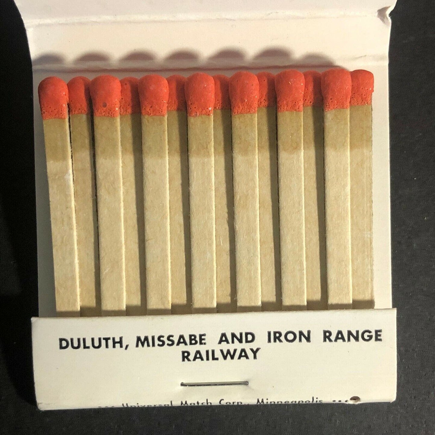 Vintage NOS Duluth Missabe Iron Range RR Full Matchbook c1970's