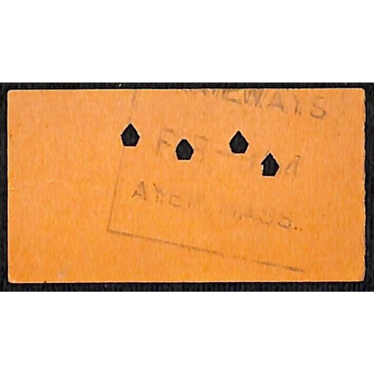 Englander Coach Lines c1950's Bus Ticket to Boston #40734 Scarce