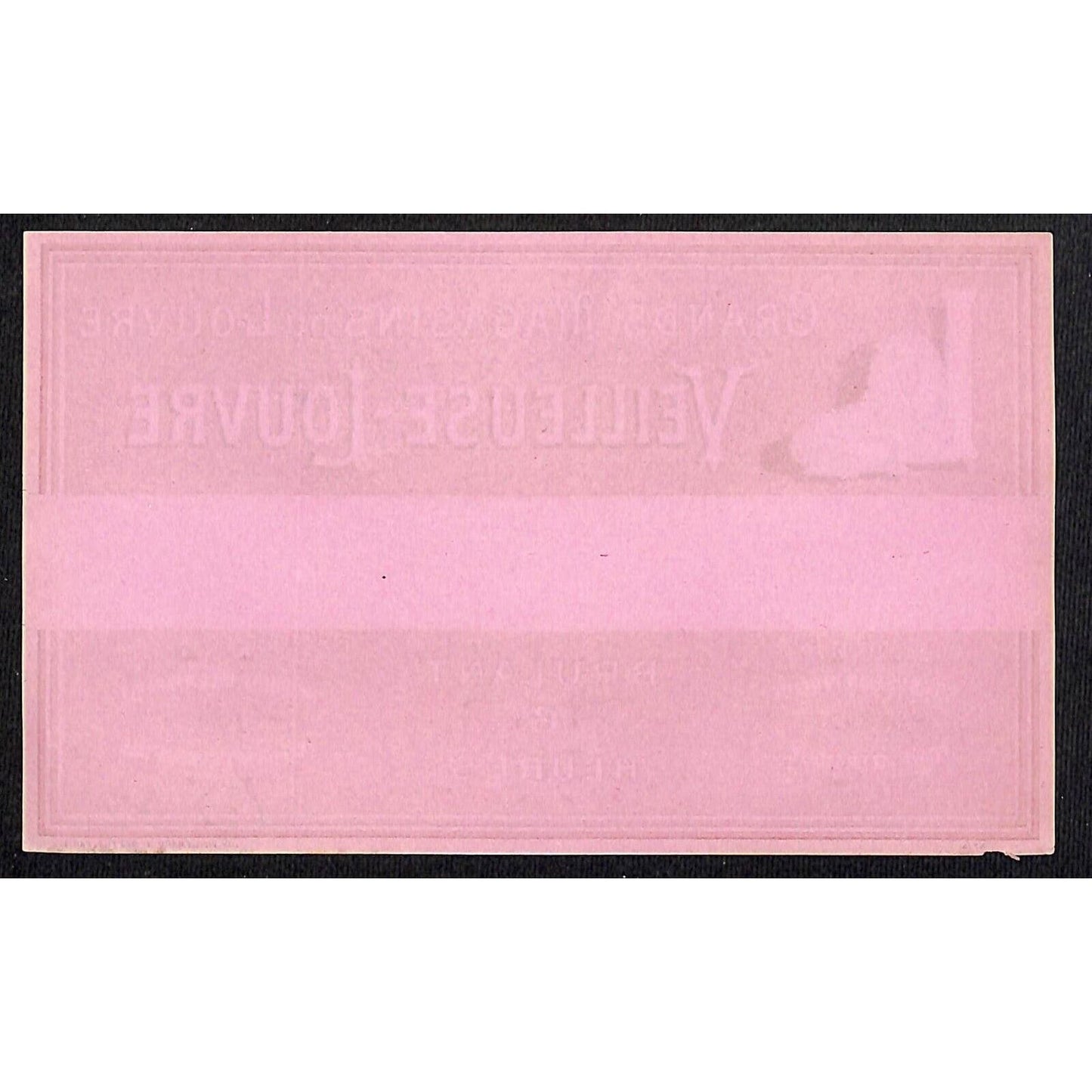 Grands Magasins du Louvre Veilleuse-Louvre French Paper Label NOS VGC Lion