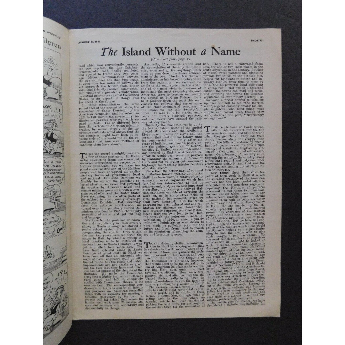 "The American Legion Weekly" Aug 28 1925 - 18 pgs.
