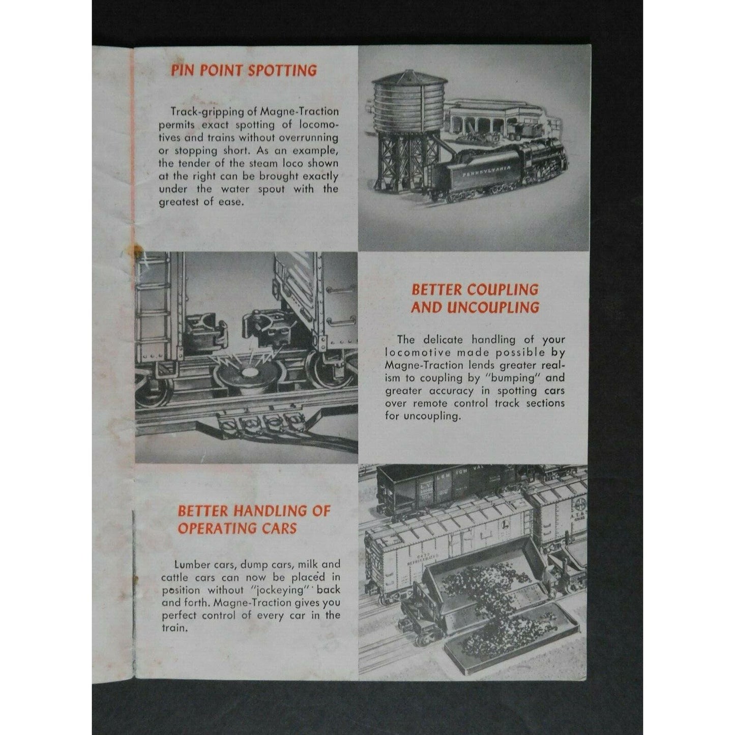 Original 1940's? Lionel "Magne-Traction" Booklet - EXC