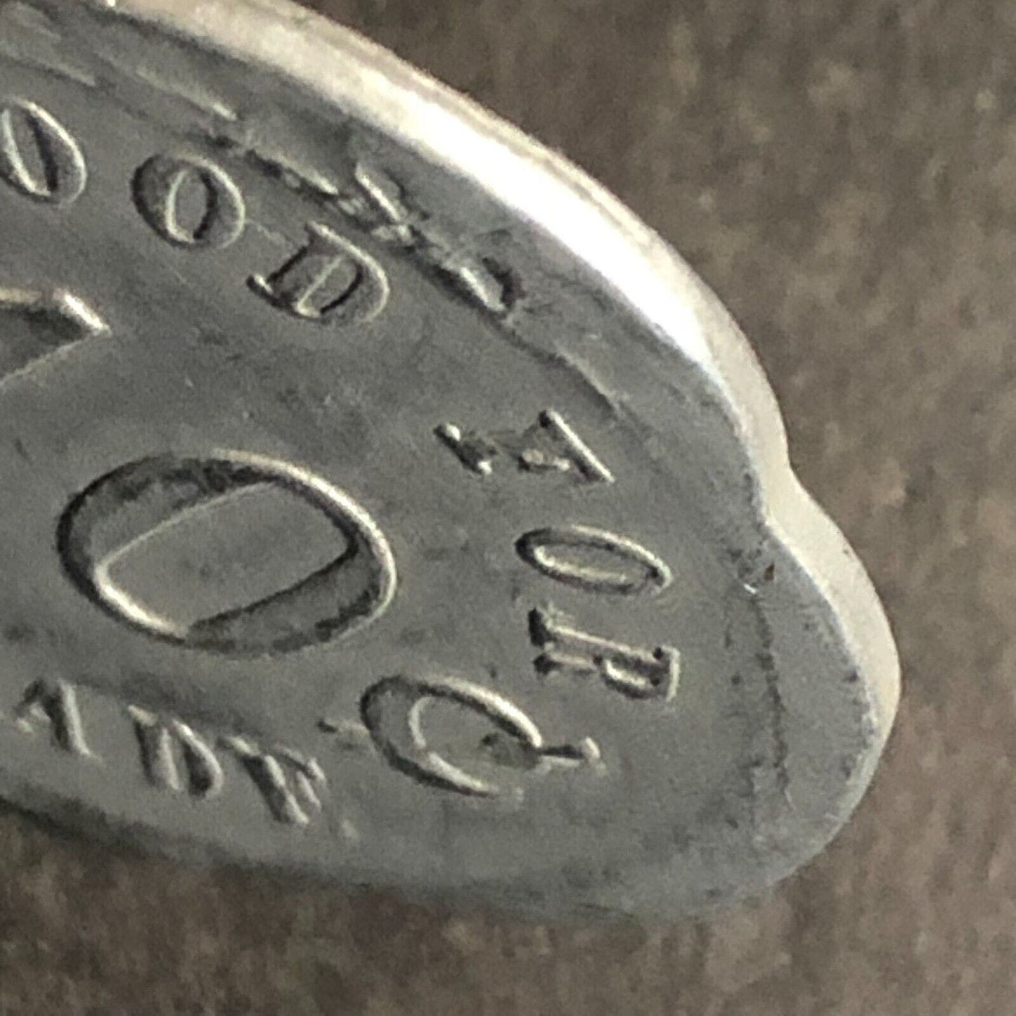 Joy's Corner Cle Elum Washington Scalloped Aluminum G/F 10c Trade Token 28mm