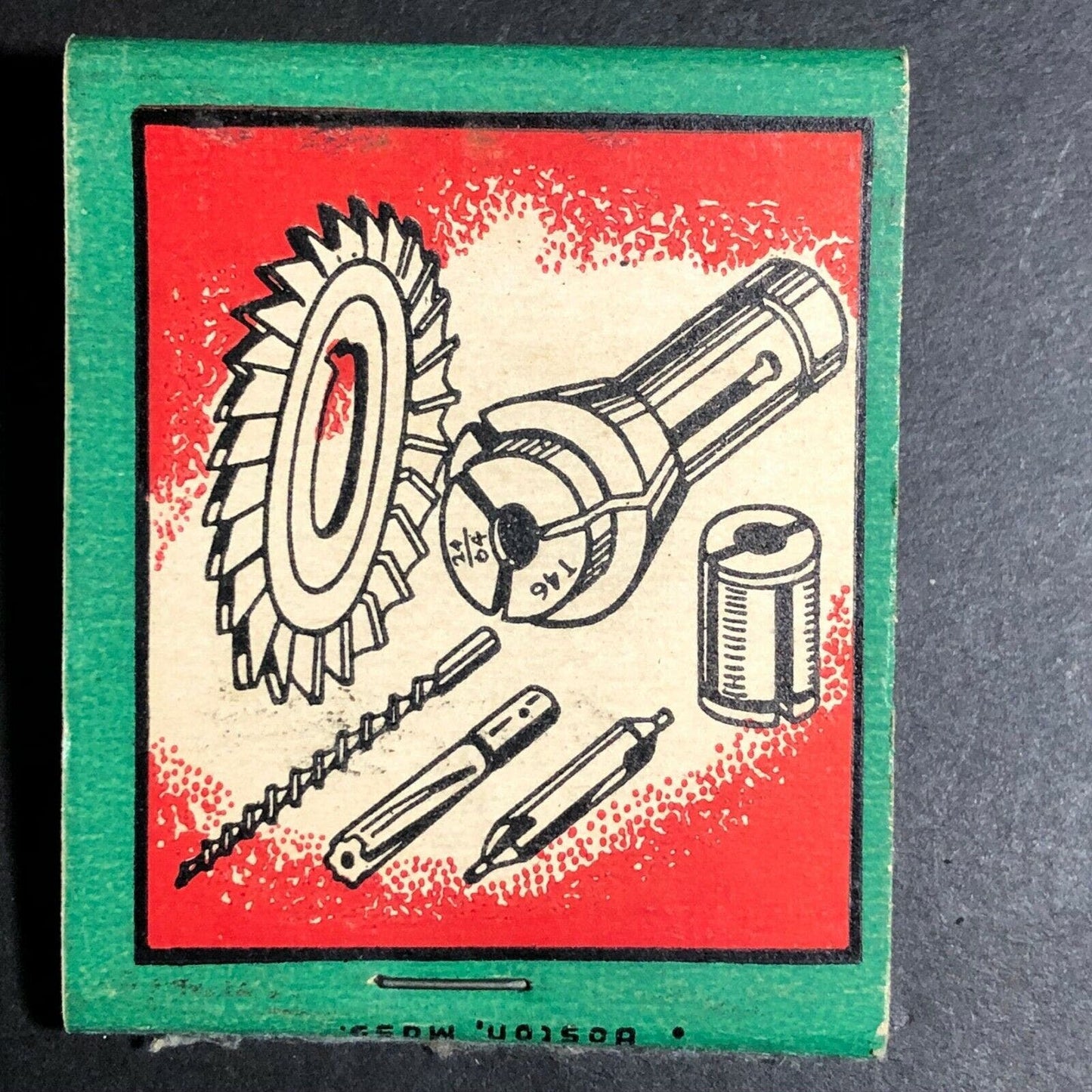 Scarce 1940's-50's Full Matchbook "Fred J. McMillan" (Tools) Providence, RI