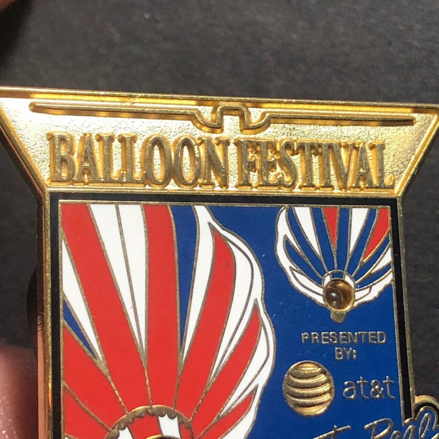 2007 Indy 500 Yellow Pages Balloon Festival Lapel Hat Pin - Enameled NOS Ltd Ed*