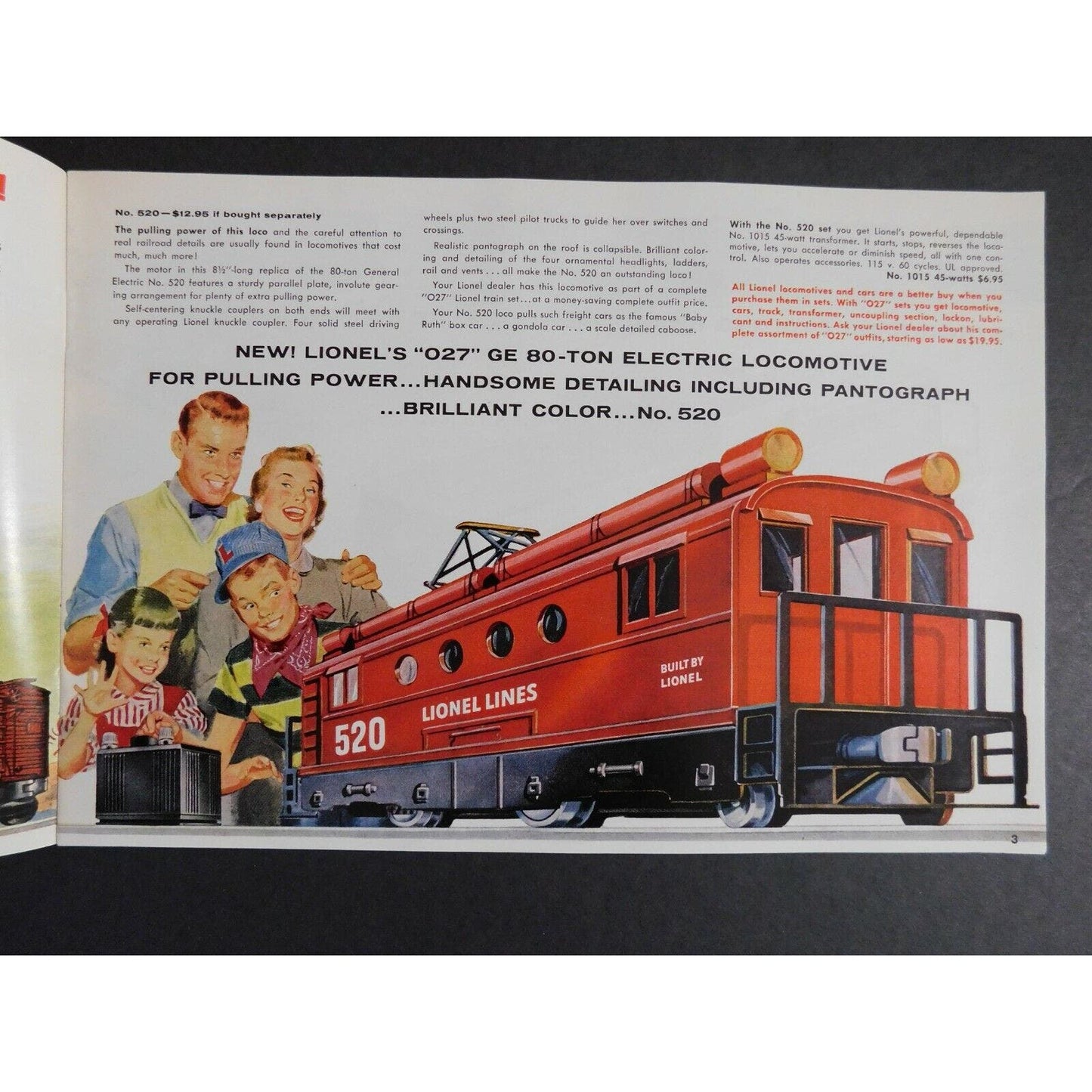 Original 1956 Lionel Electric Trains Catalog 39pgs. VGC/EXC Gary Nelson Coll.