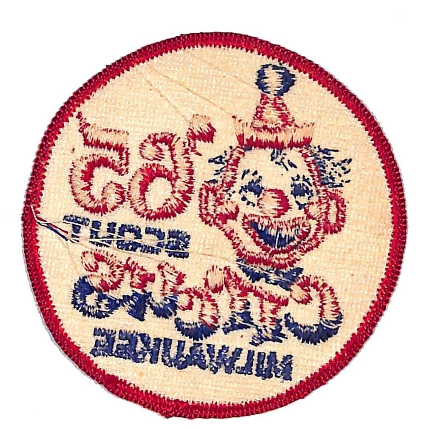 BSA Patch '65 1965 Scout Circus Milwaukee Clown VGC Scarce