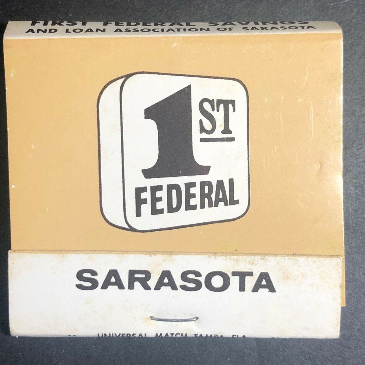 60's-70's Full Matchbook "First Federal of Sarasota" "Matchless Service" FL