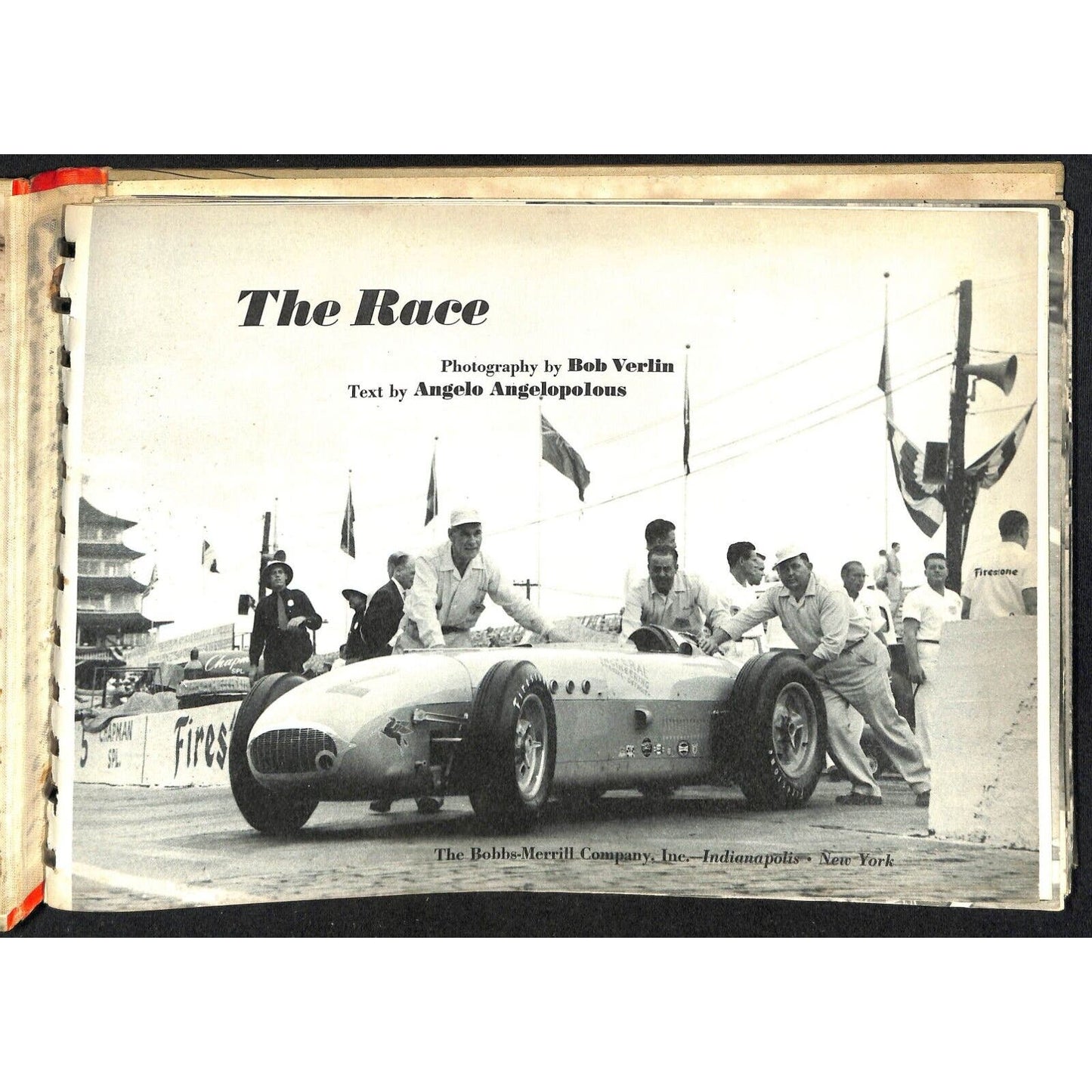 1958 Bob Verlin & Angelo Angelopolous "The Race" 70pp Photobook 10" x 13"
