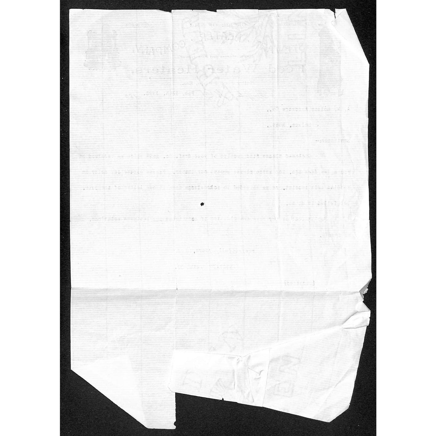 Buffalo, NY Stewart Heater Company "Feed Water Heaters" 1893 Letterhead Scarce