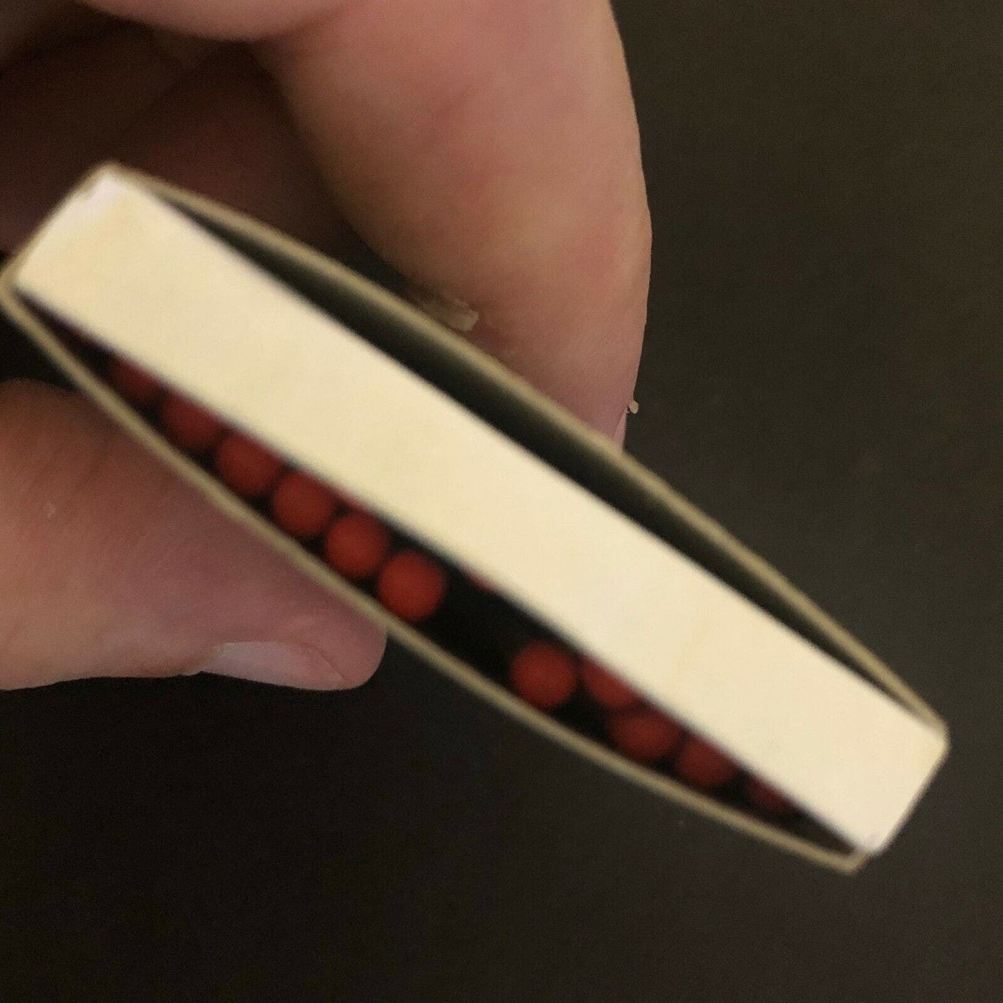c1970's-80's Wooden Matchbox Matchbook Il Villano Ristorante Elm St Westport, CT