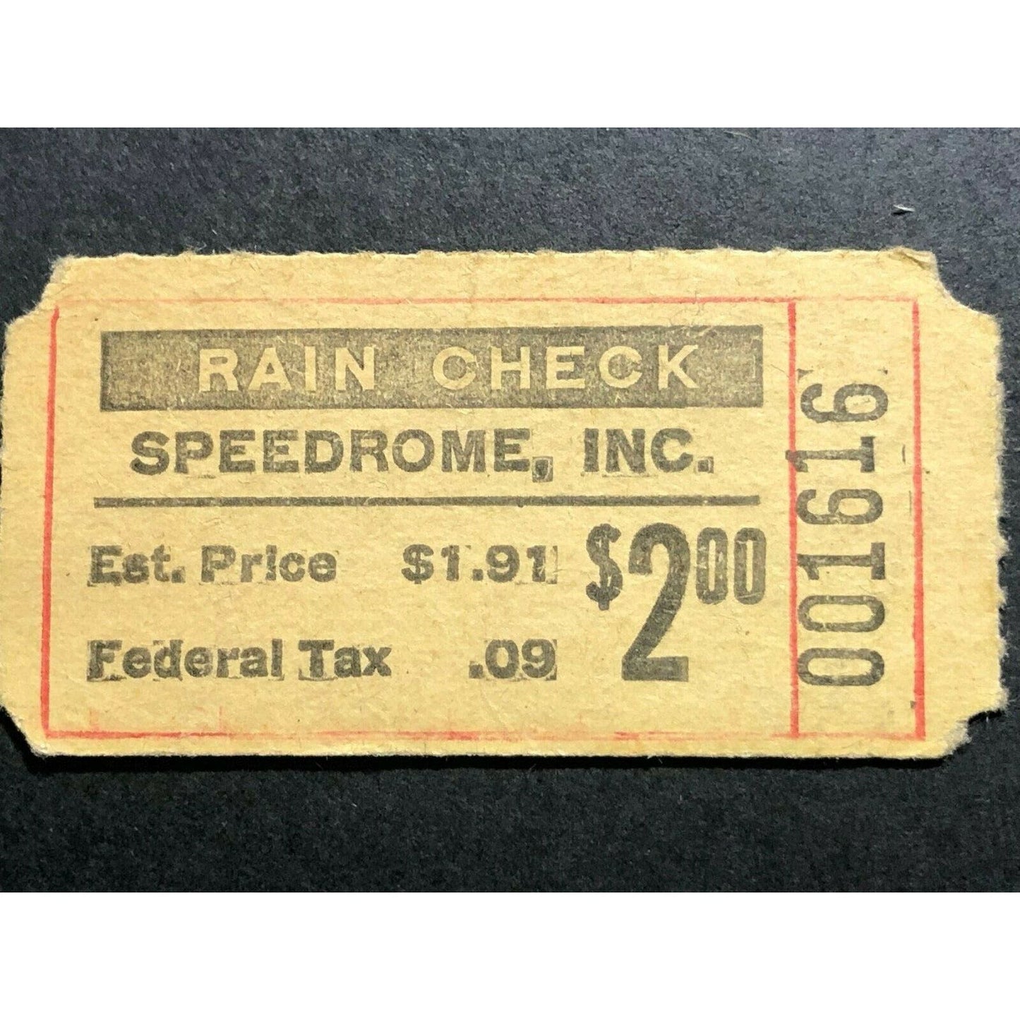 Pair Vintage Race Racing Ticket USAC Midgets Indianapolis Speedrome May 29 1964